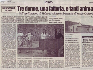 Articolo del Tirreno